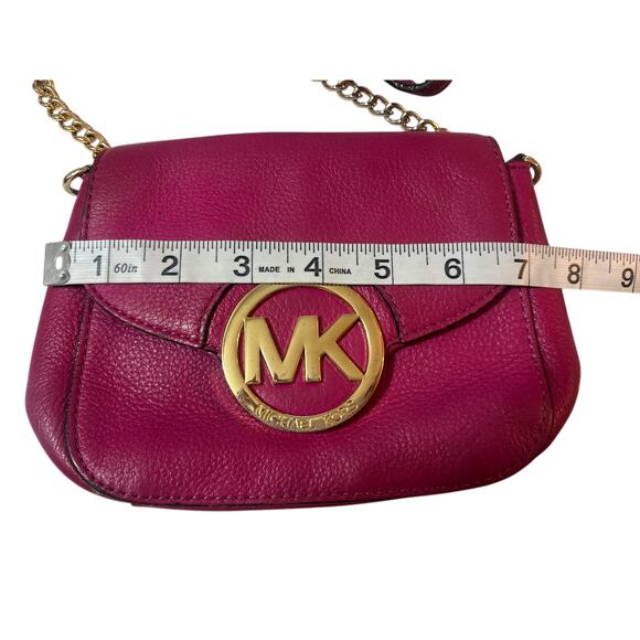 Michael Kors Fulton Small Crossbody Bag - Magenta - Picture 5 of 6
